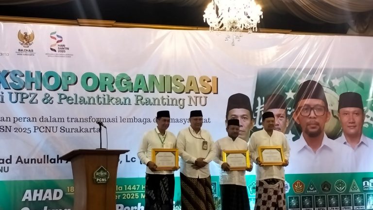 Pelantikan Kepengurusan Organisasi Ranting NU se.Surakarta
